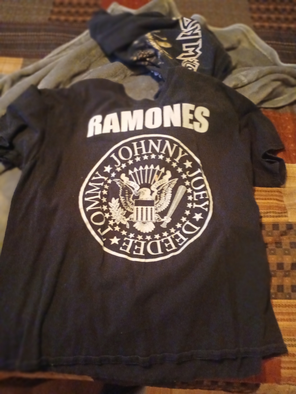 Kids Black Graphic Tee